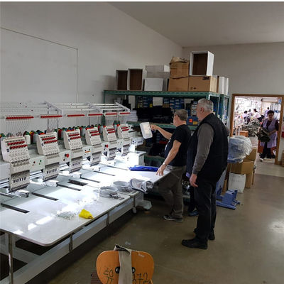WONYO High-Speed Metal 6-Head Multi-head Computerized Embroidery Machine with 9 12 15 Needles