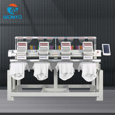 Wonyo Width Voltage 4 Head Computerized Embroidery Machine for Caps and T Shirts