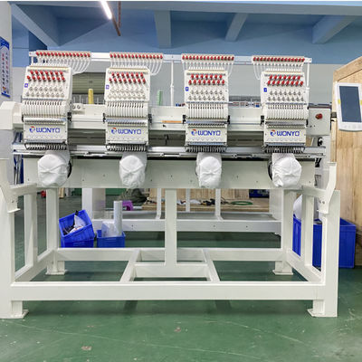 Wonyo Width Voltage 4 Head Computerized Embroidery Machine for Caps and T Shirts