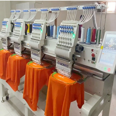 Wonyo Width Voltage 4 Head Computerized Embroidery Machine for Caps and T Shirts