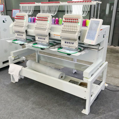 Wonyo High-Speed 3-Head Computerized 3D Letters Embroidery Machine with 9-12-15Needles