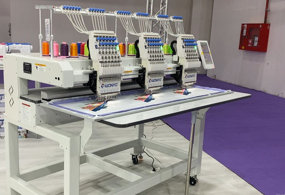 Wonyo High-Speed 3-Head Computerized 3D Letters Embroidery Machine with 9-12-15Needles