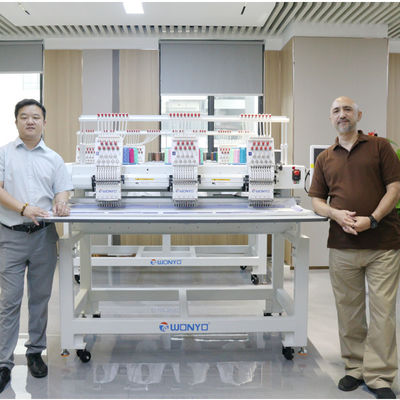 Wonyo High-Speed 3-Head Computerized 3D Letters Embroidery Machine with 9-12-15Needles