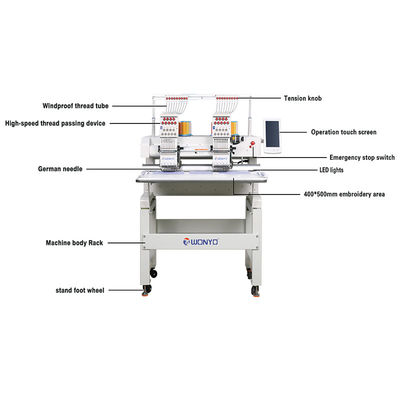 Wonyo High Speed Cheap Price Embroidery Mechanize for Use Sport Shoes Embroidery