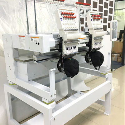 WONYO 2 Head Computer Monogram Cap T-shirt Flat Embroidery Machine Price for Nigeria