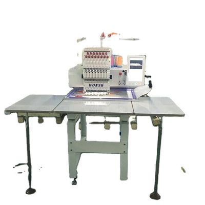 WYQ1501 Home-use Single Head Programmable and Computerized Embroidery Machine on Caps and Shirts 200-300 mm