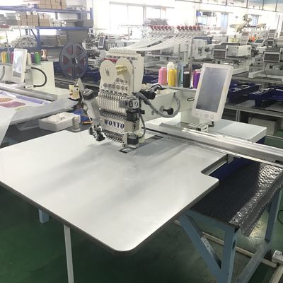Digital Single Head Flat Embroidery Machine with Sequin and Cording Device