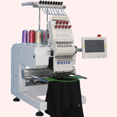 Small Single Head 3d Computerized Embroidery Machine for Clothes and Hats