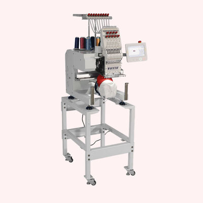 Small Single Head 3d Computerized Embroidery Machine for Clothes and Hats