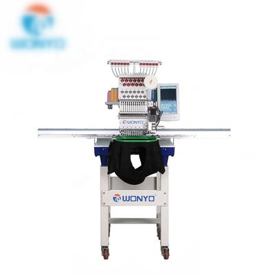 For WONYO New Single Head Flat Embroidery Machine Computerized Cording Chenille Embroidery for Home Use featuring Motor Bearing