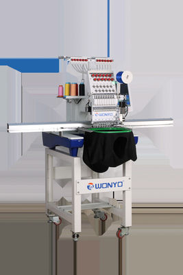 For WONYO New Single Head Flat Embroidery Machine Computerized Cording Chenille Embroidery for Home Use featuring Motor Bearing