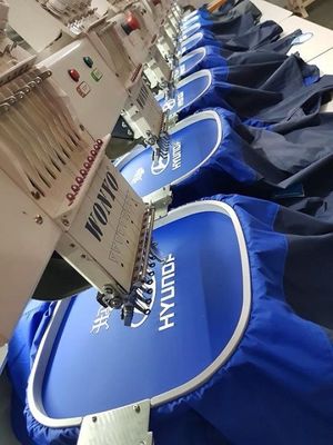 6 Head Flat Computerized T-Shirt Sewing  Embroidery Machine