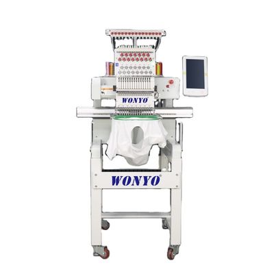 Multipurpose Single Head Embroidery Machine for Hat Leather Fabric Socks Snapback Embroiderer