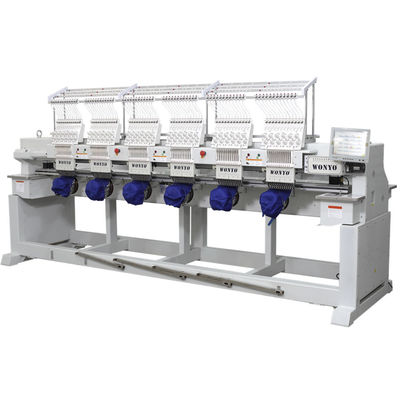 6 Head Computerized Same Feiya Embroidery Machine Price for Tshirt Hat Flat Embroidery