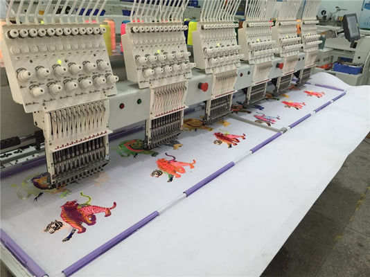 6 Head Computerized Same Feiya Embroidery Machine Price for Tshirt Hat Flat Embroidery