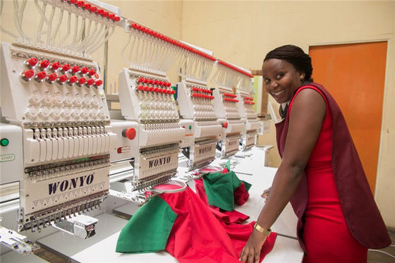 6 Head Computerized Same Feiya Embroidery Machine Price for Tshirt Hat Flat Embroidery