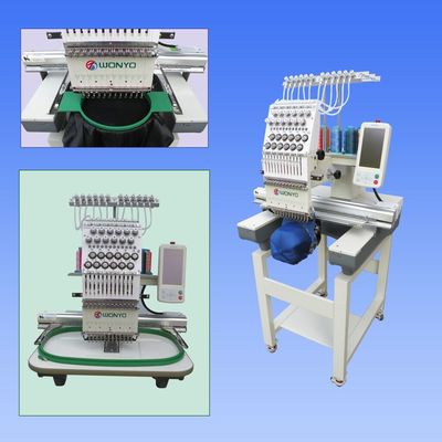 China WONYO Single One Head Uniform Cap Jacket T-shirt Sewing and Embroidery Machine