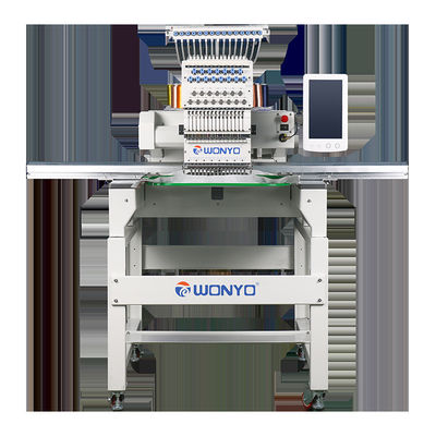 15 Needles Single Head Embroidery Machine Computerized